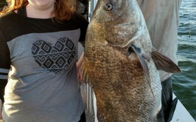 Drum fishing in Delaware Bay