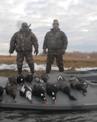 Sea Duck Hunting with Fins and Feathers Outfitters